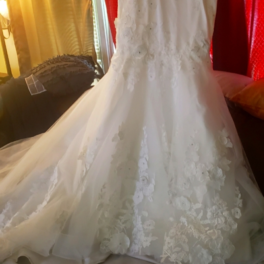 A wedding dress